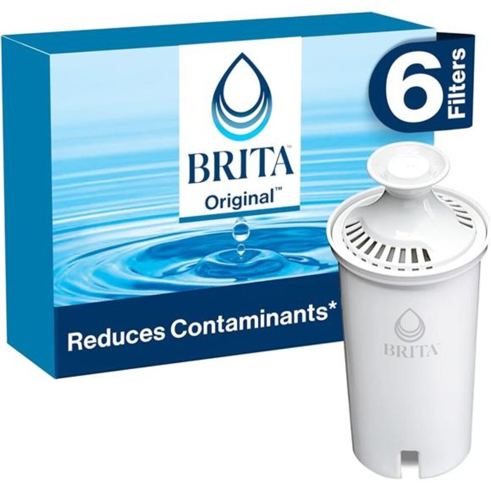Standard Water Filter for Pitchers and Dispensers,‎ Reduces Copper, Cadmium